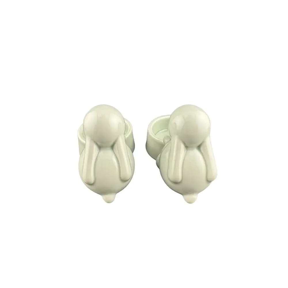 IKEA Fossta Springtime Bunny Tealight Votive Holders Set of 2 805.490.81